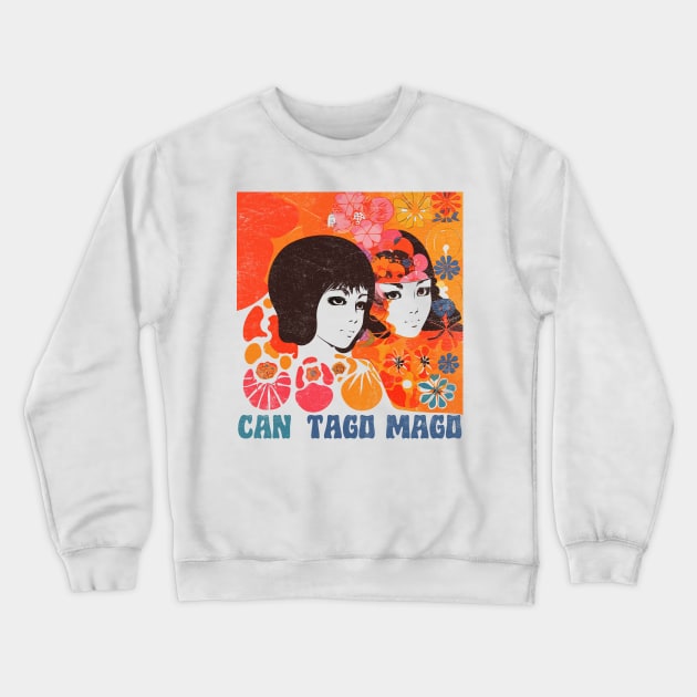 Can Tago Mago ------ Psychedelic Fan Artwork Crewneck Sweatshirt by unknown_pleasures